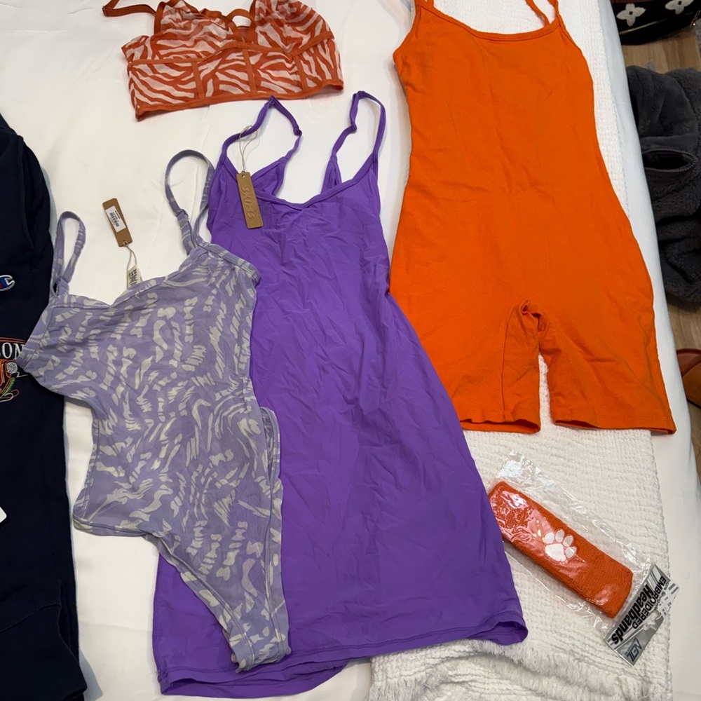Clemson  xs skims ultra violet fits everybody  dress and  other items